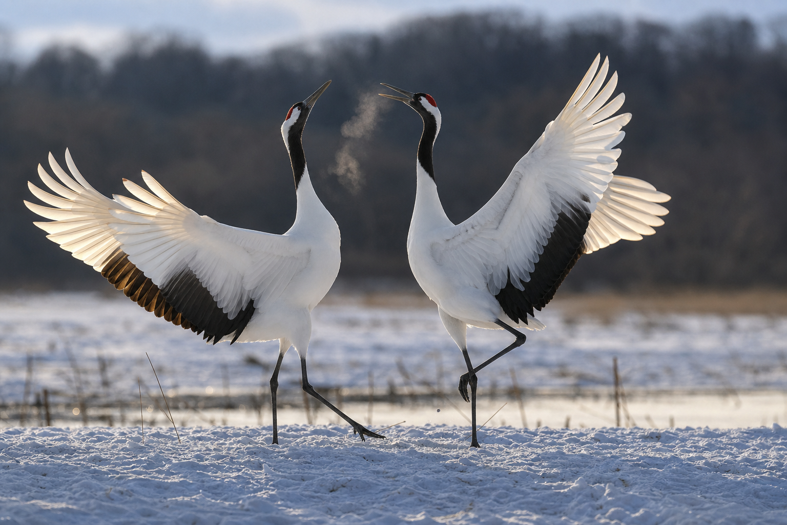 Red-crowned Crane - Conservation Photography