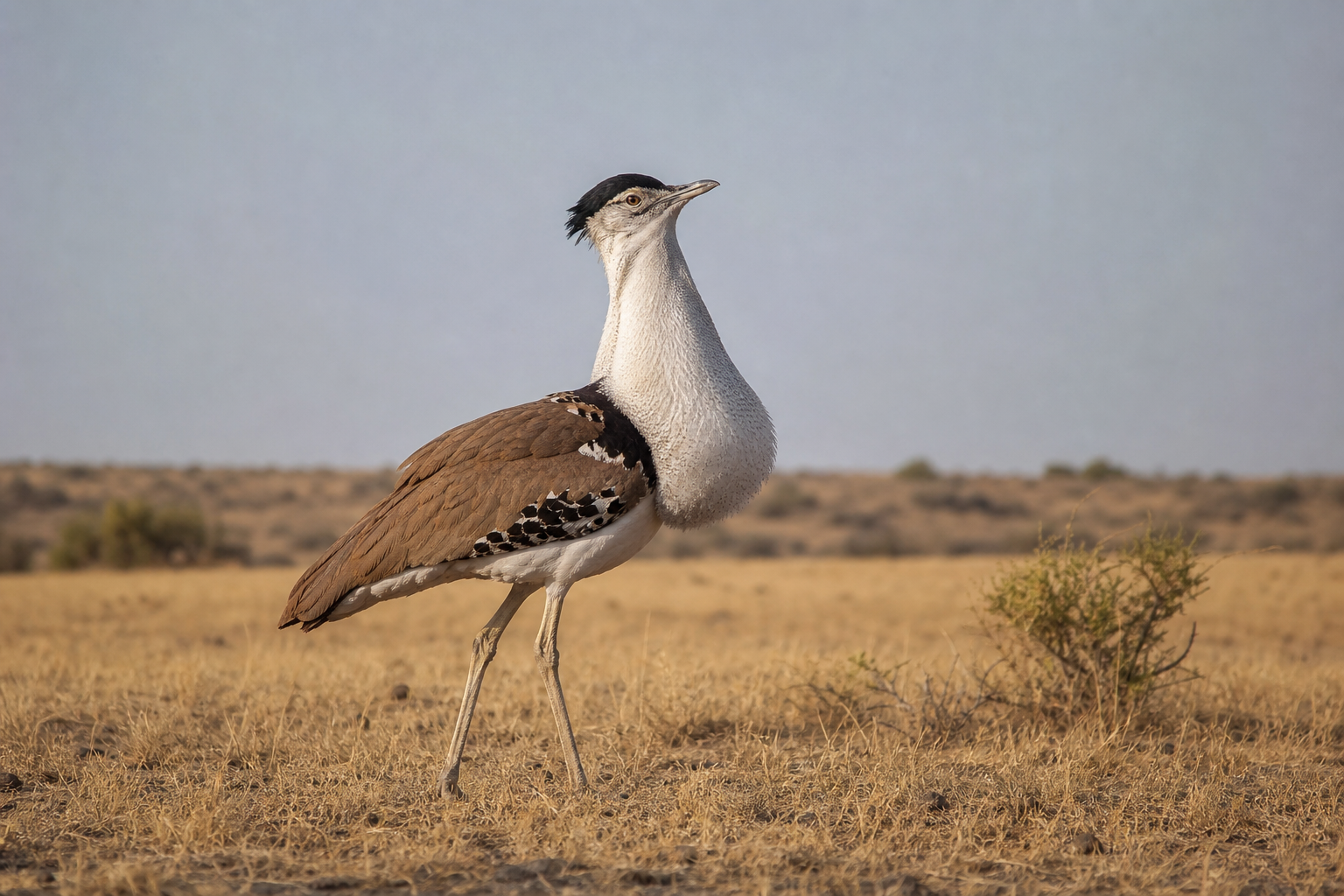 Great Indian Bustard - Conservation Photography