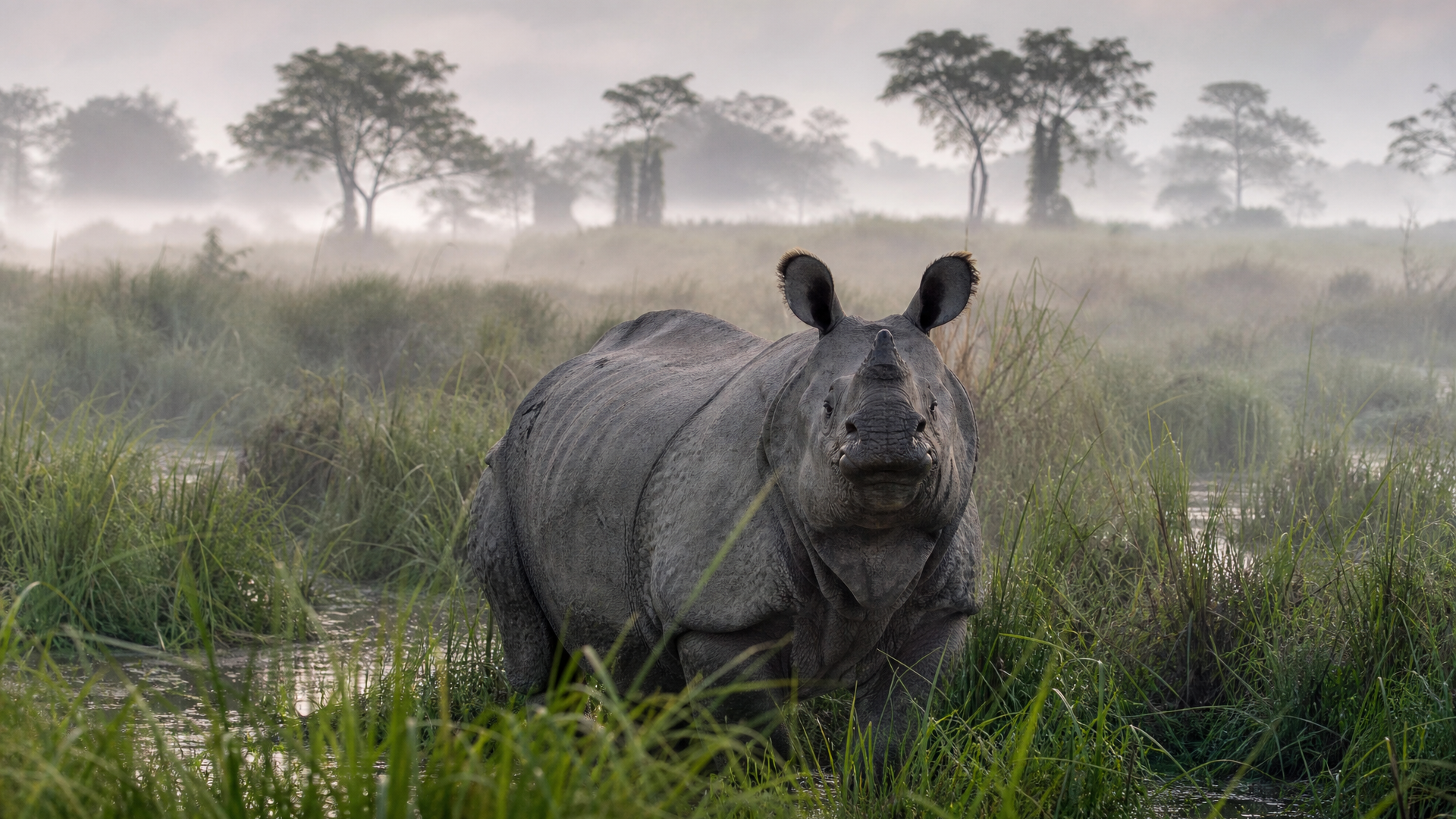 Greater One-horned Rhinoceros - Poster still
