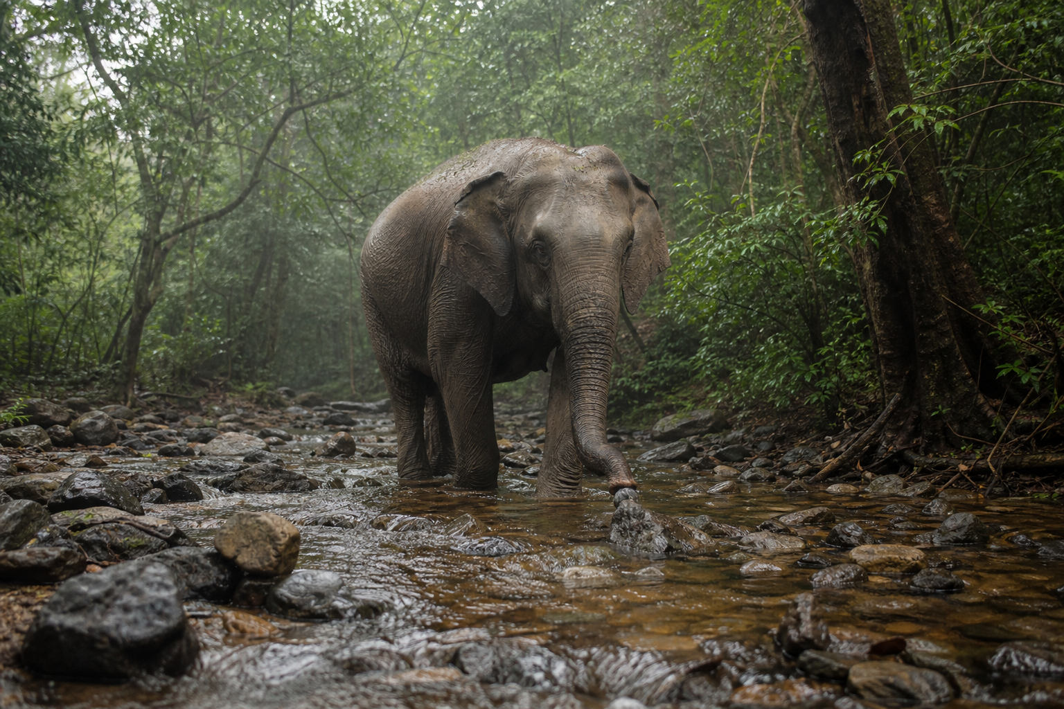 Indian Elephant - Conservation Photography