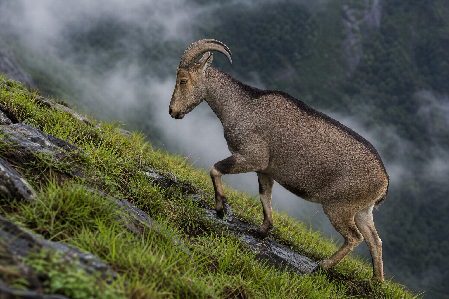 Nilgiri Tahr - Conservation Photography