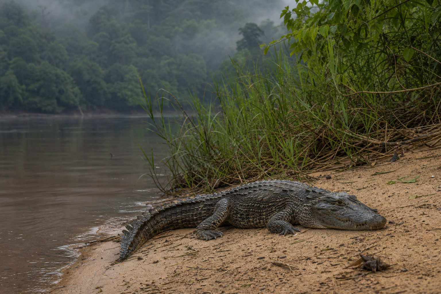 Siamese Crocodile - Conservation Photography