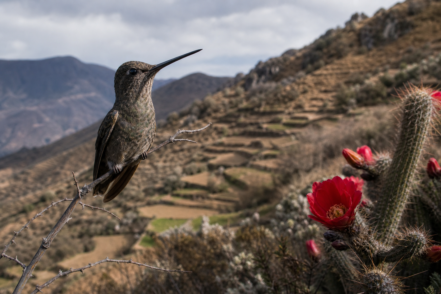 Northern Giant Hummingbird - Conservation Photography