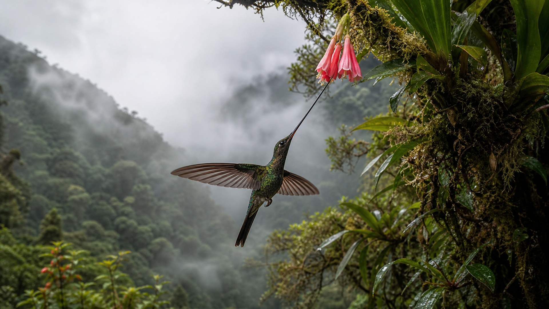 Sword-billed Hummingbird - Poster still