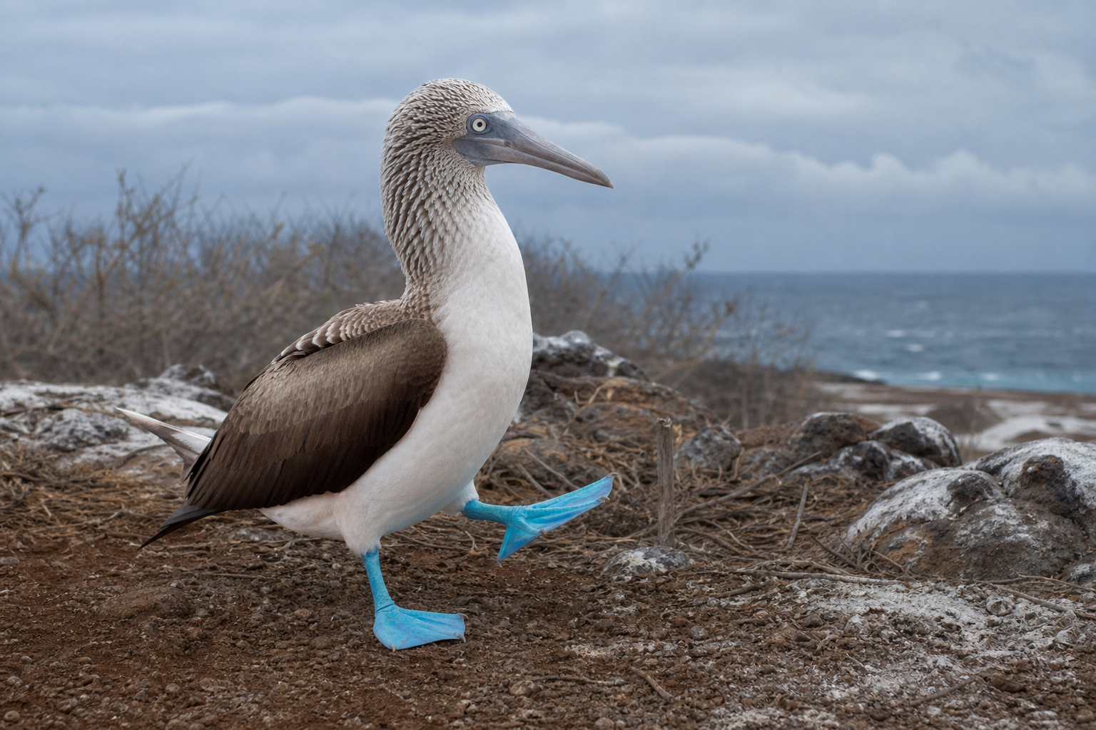 Blue-footed Booby - Conservation Photography