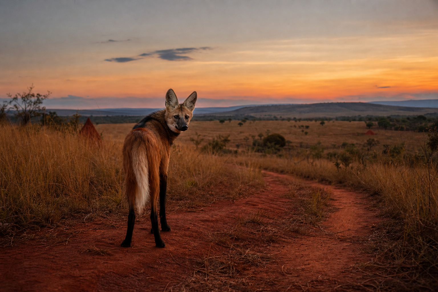 Maned Wolf - Conservation Photography