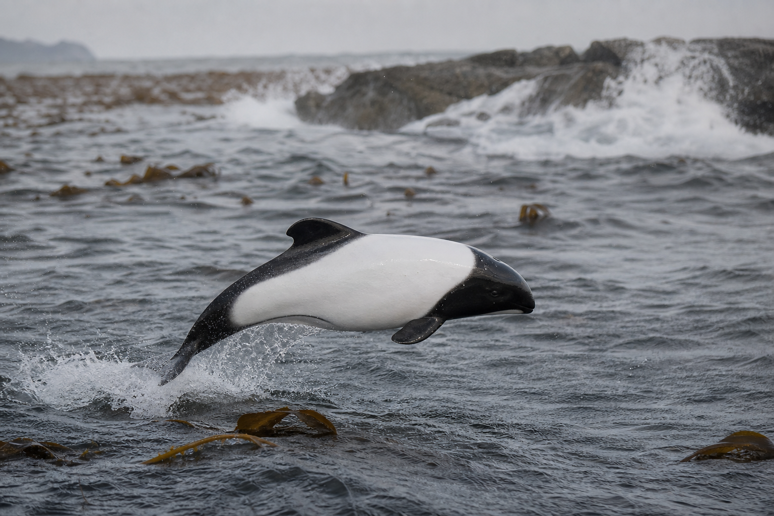 Commerson's Dolphin - Conservation Photography