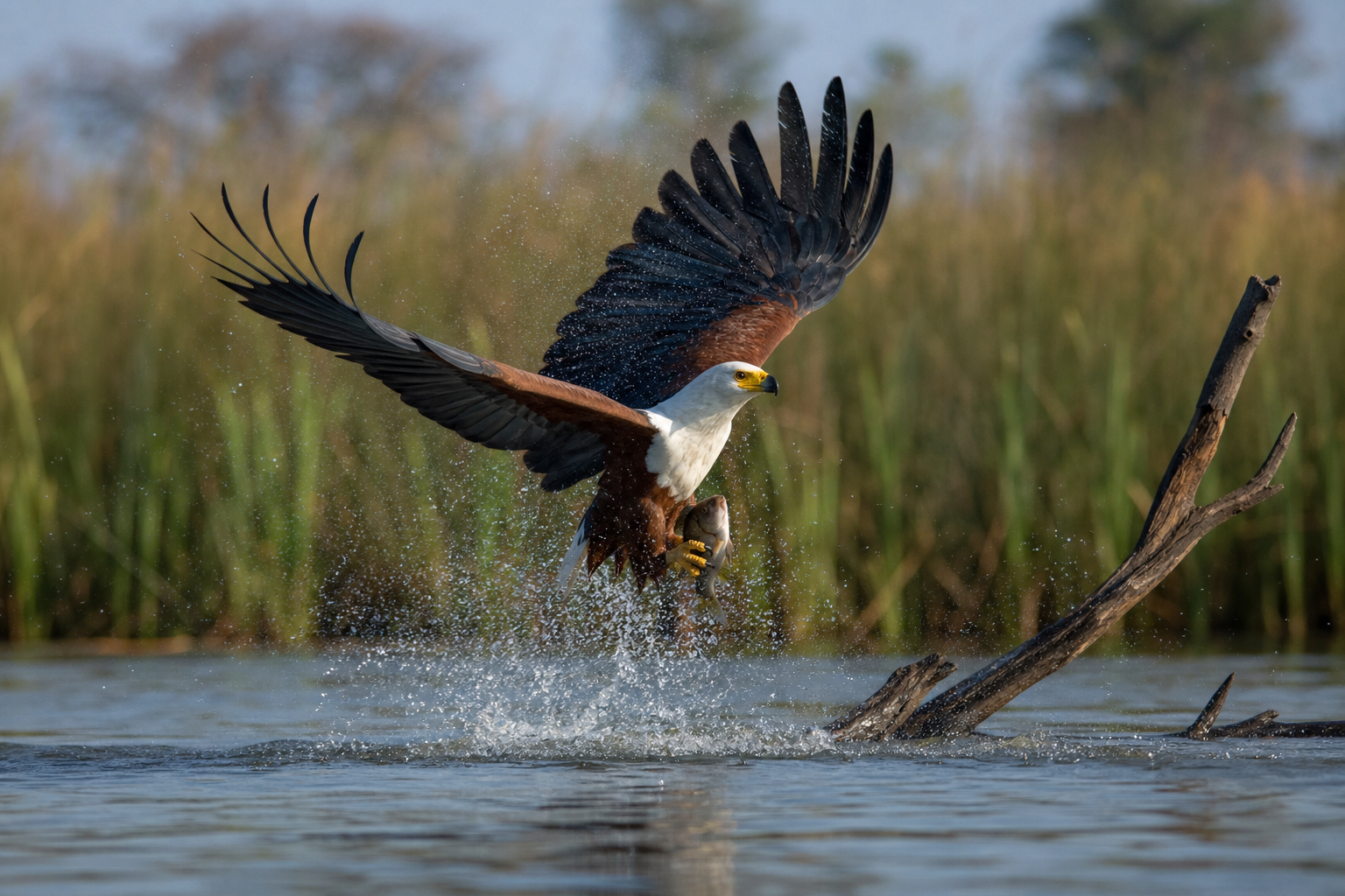 African Fish Eagle - Conservation Photography