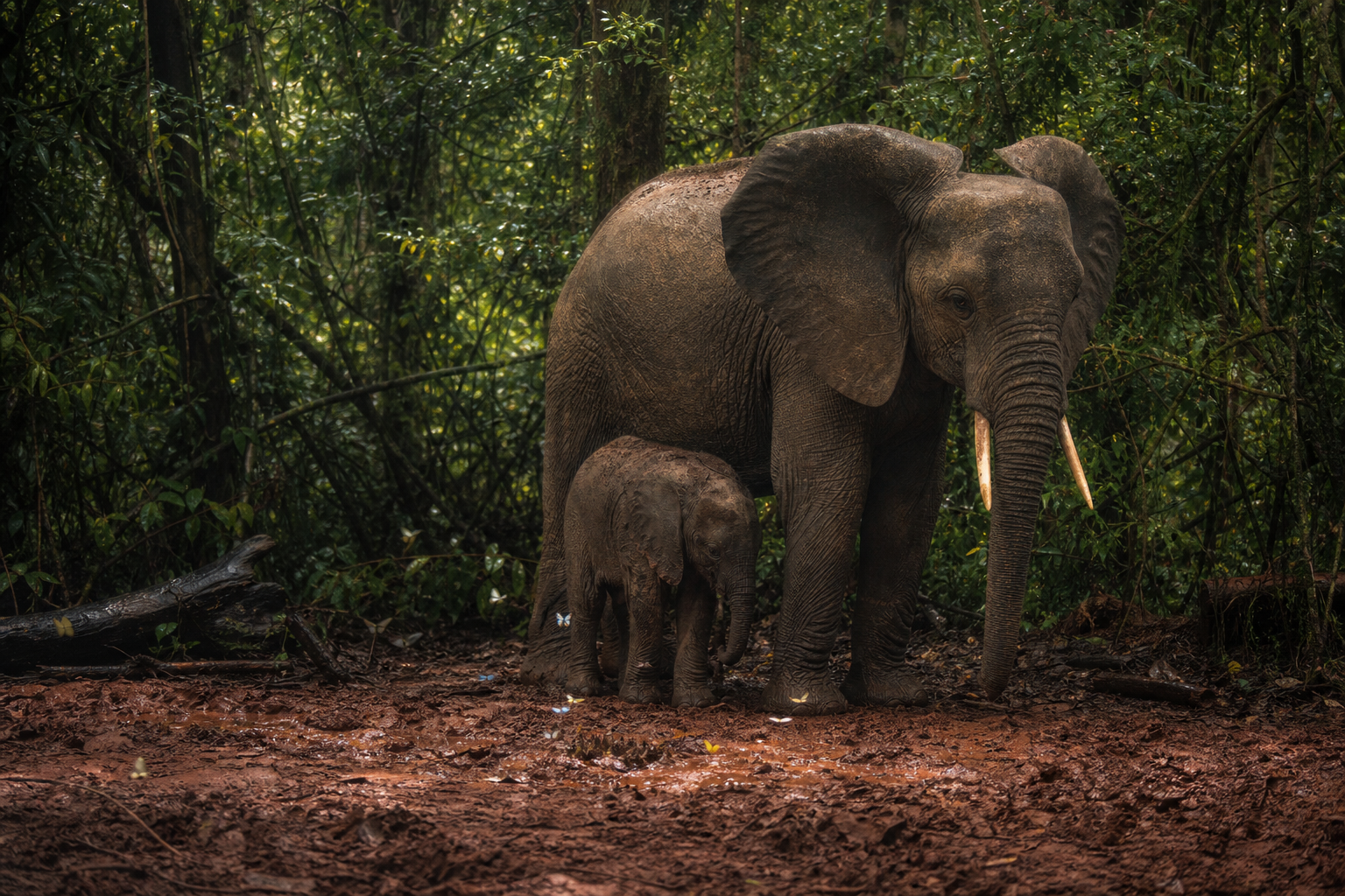 African Forest Elephant - Conservation Photography