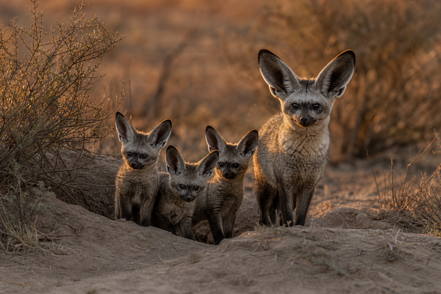 Bat-eared Fox - Conservation Photography