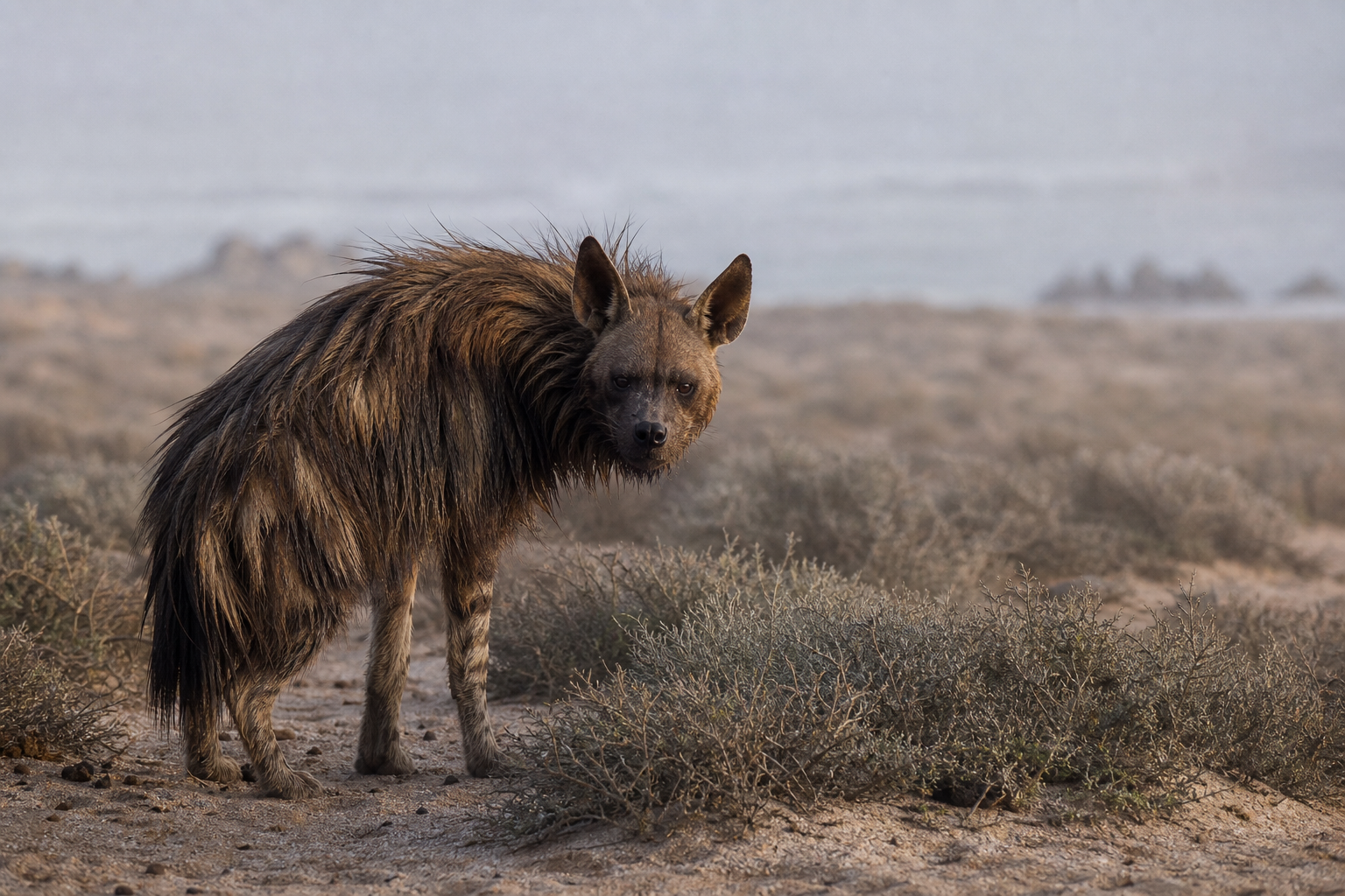 Brown Hyaena - Conservation Photography
