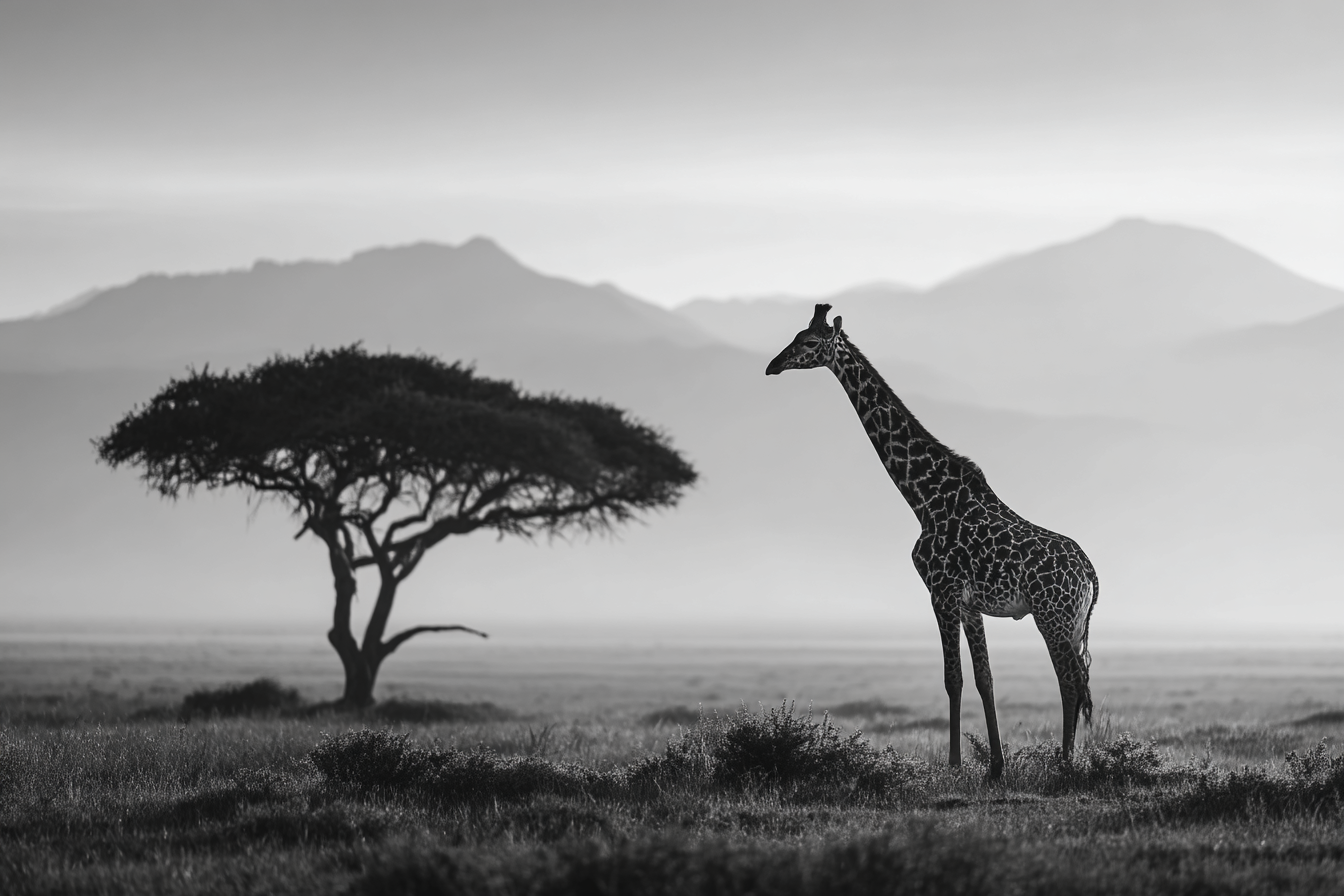 Maasai Giraffe - Conservation Photography
