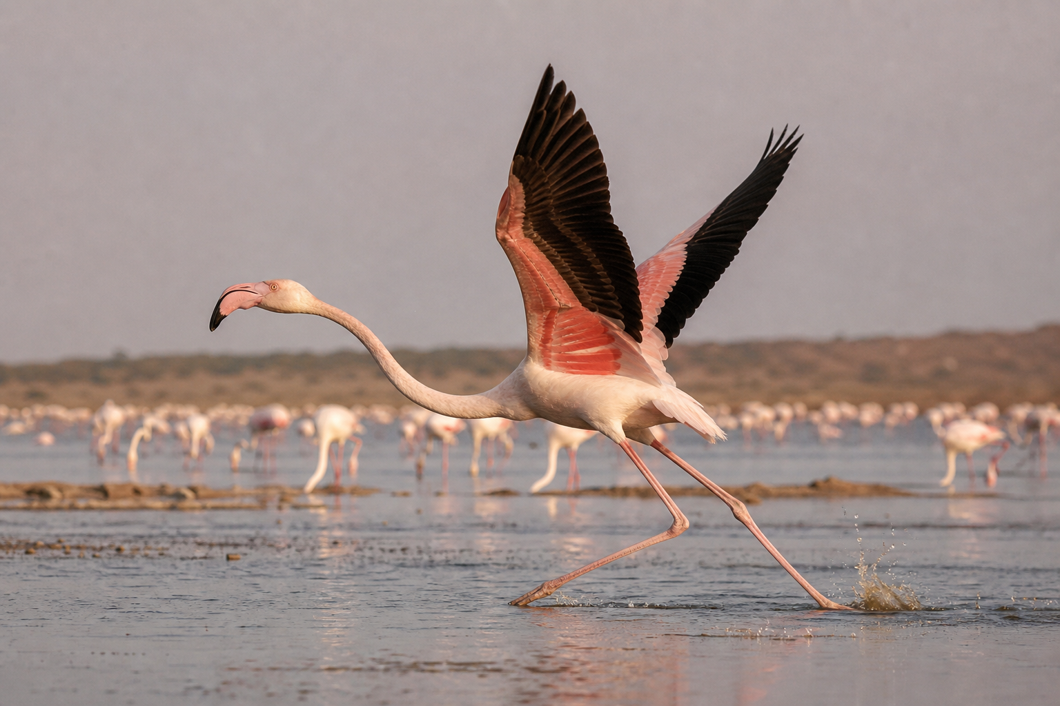 Greater Flamingo - Conservation Photography