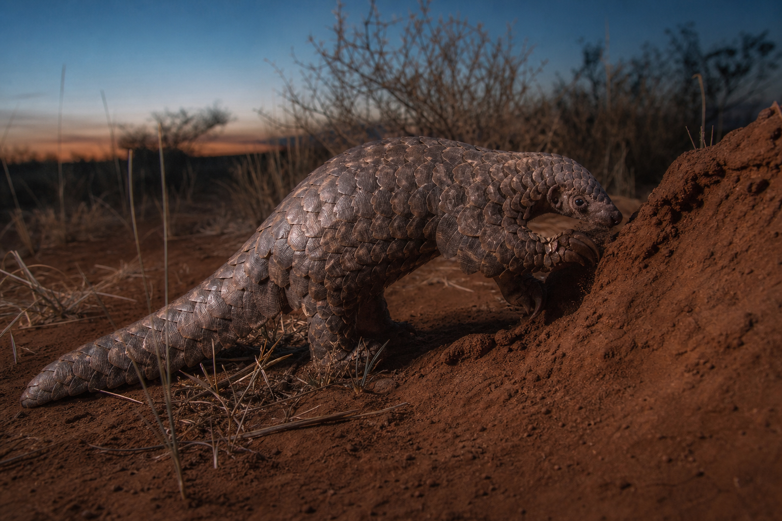 Temminck's Ground Pangolin - Conservation Photography