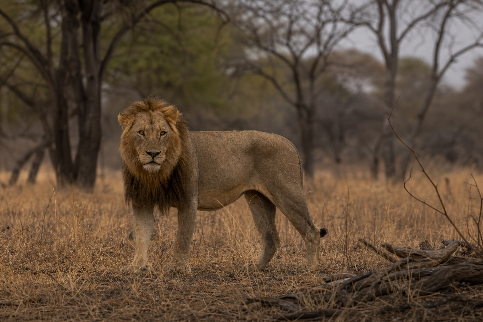 West African Lion - Conservation Photography