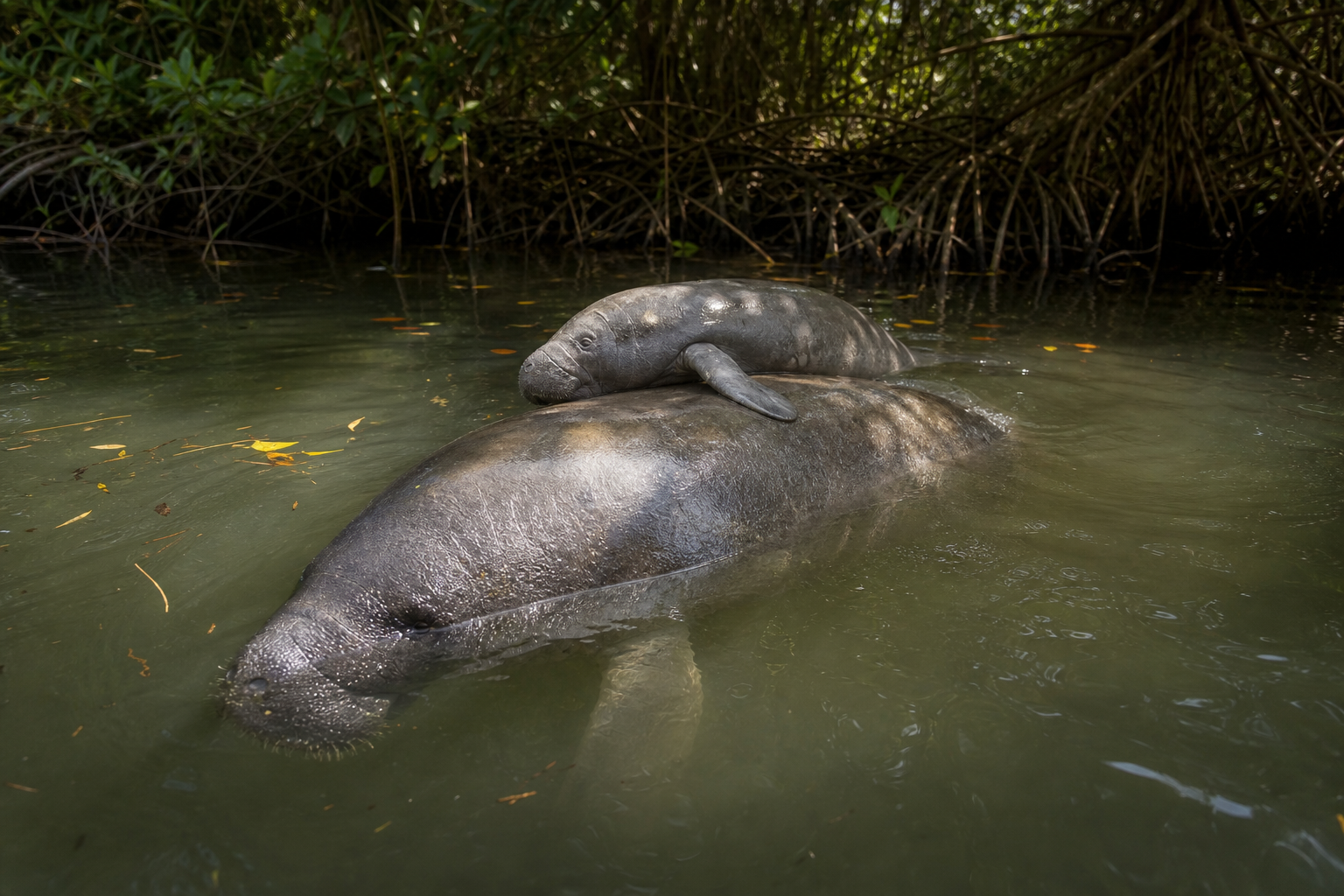 West African Manatee - Conservation Photography