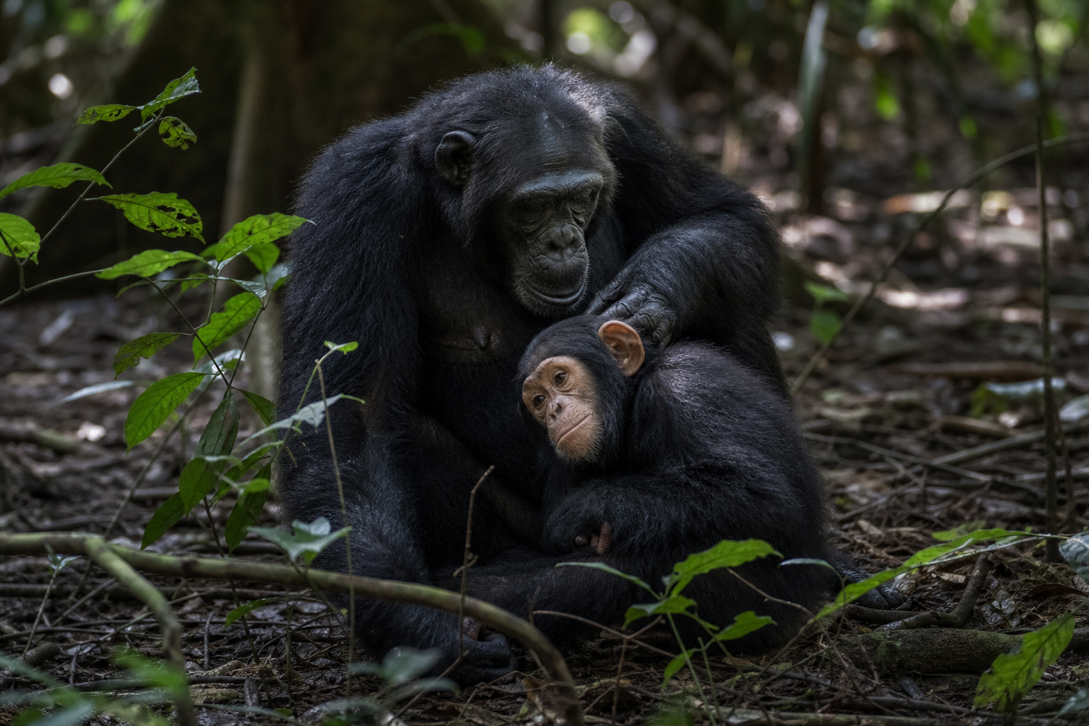 Western Chimpanzee - Conservation Photography